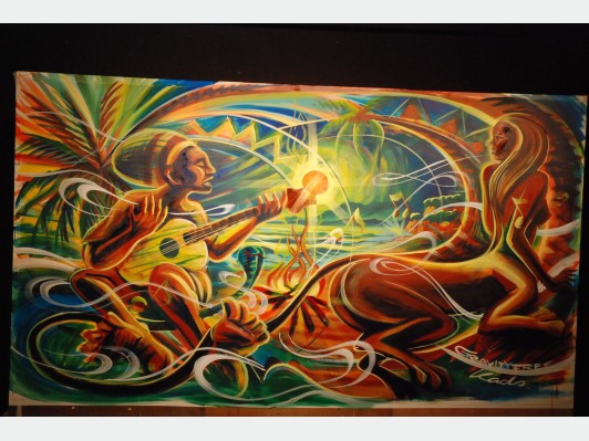 映画館でライブペインティング！共鳴するアートとサウンド。”Live Painting SESSION”　イベントレポート